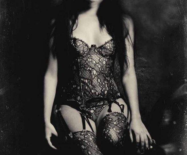 Celestial Bodies pt. 2 by Karolina Laskowska Lingerie. Photography by Jenni Hampshire, modelled by Yazzmin Newell.