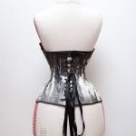 Ink cupped bobbinet corset by Karolina Laskowska.