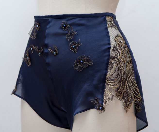 Karolina Laskowska Lingerie Butterfly Ouvert Bespoke Tap Pants