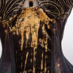 Klimt Gold Leaf Corset Dress by Karolina Laskowska.