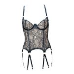 Andromeda French Lace Lingerie Set by Karolina Laskowska.