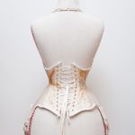 Golden harness corset by Karolina Laskowska