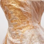 Golden harness corset by Karolina Laskowska