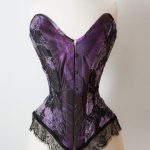 Dark Clematis Corset by Karolina Laskowska