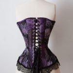 Dark Clematis Corset by Karolina Laskowska