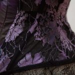 Dark Clematis Corset by Karolina Laskowska