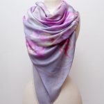 Fuchsia Silk Scarf Design. Design by Karolina Laskowska