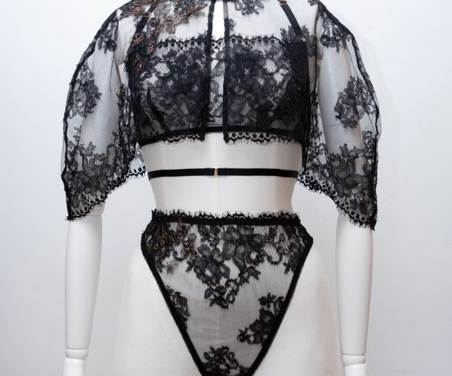 Cora Custom Lingerie Set. Lingerie design by Karolina Laskowska.