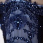 Wedgewood Blue Silk & Bobbinet Tulle Quarter Cup Custom Corset by Karolina Laskowska